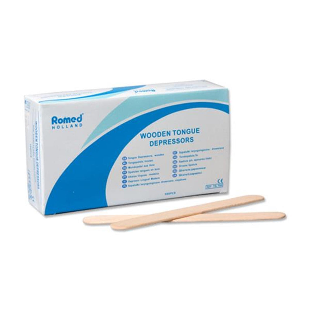 Romed Holzmundspatel unsteril 15 cm 100 Stück