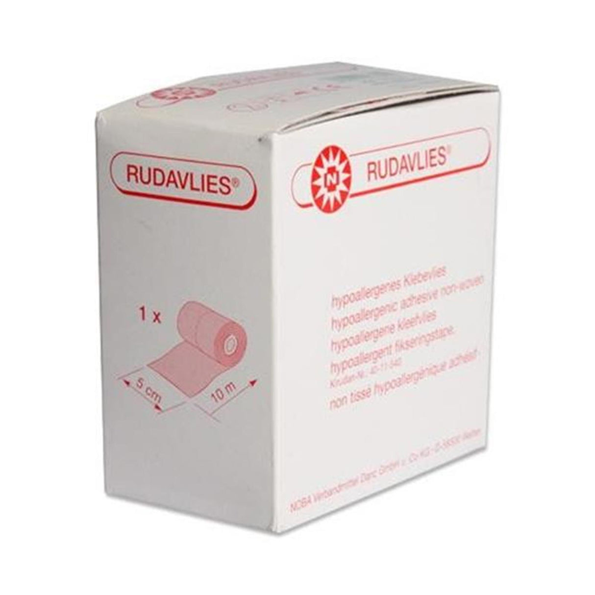 NOBA Rudavlies Klebevlies hypoallergen 1 Rolle
