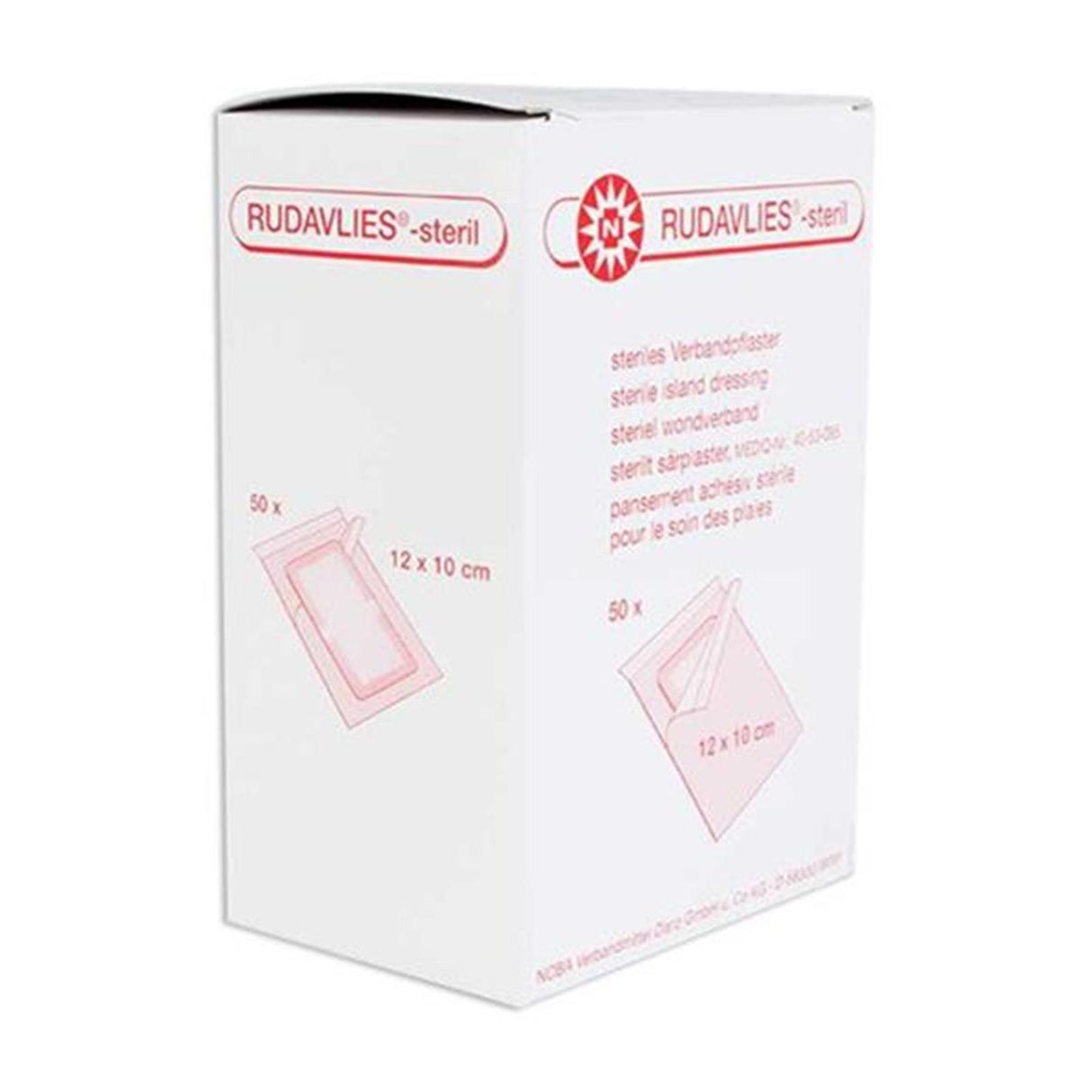 NOBA Rudavlies sterile Wundpflaster 50 Stück