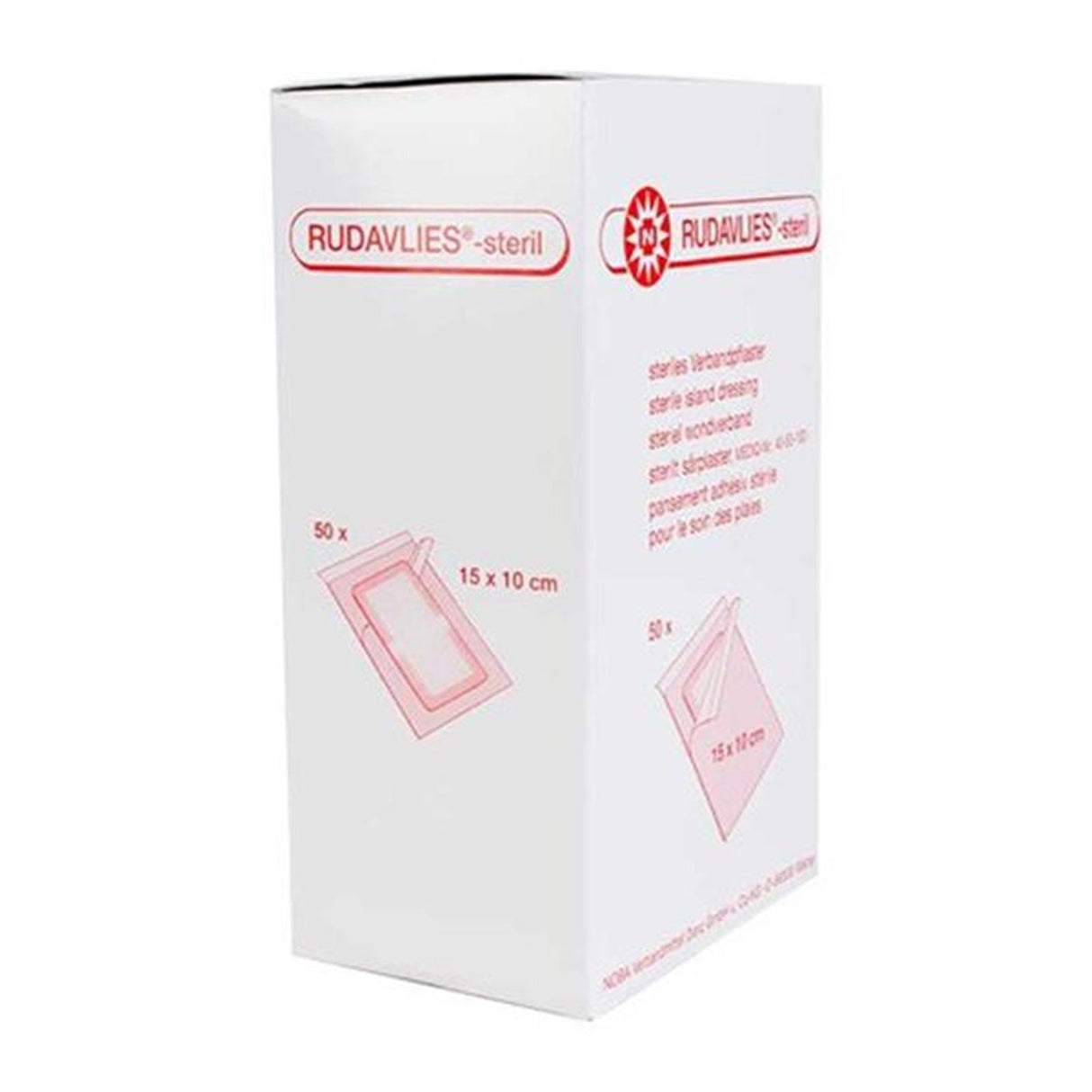 NOBA Rudavlies sterile Wundpflaster 50 Stück