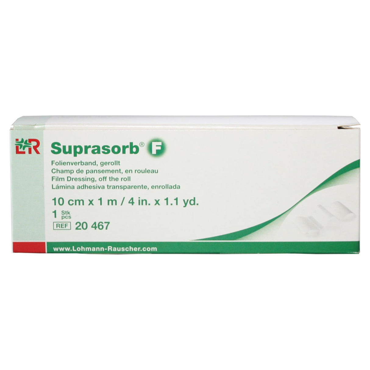 Suprasorb F Folienverband transparent aufgerollt