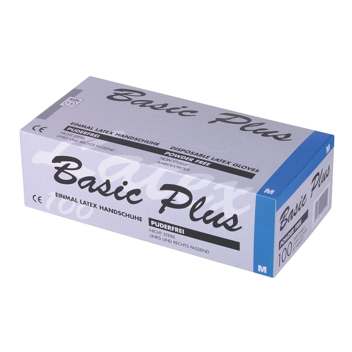 AMPri Basic Plus Latexhandschuhe puderfrei weiß 100 Stück