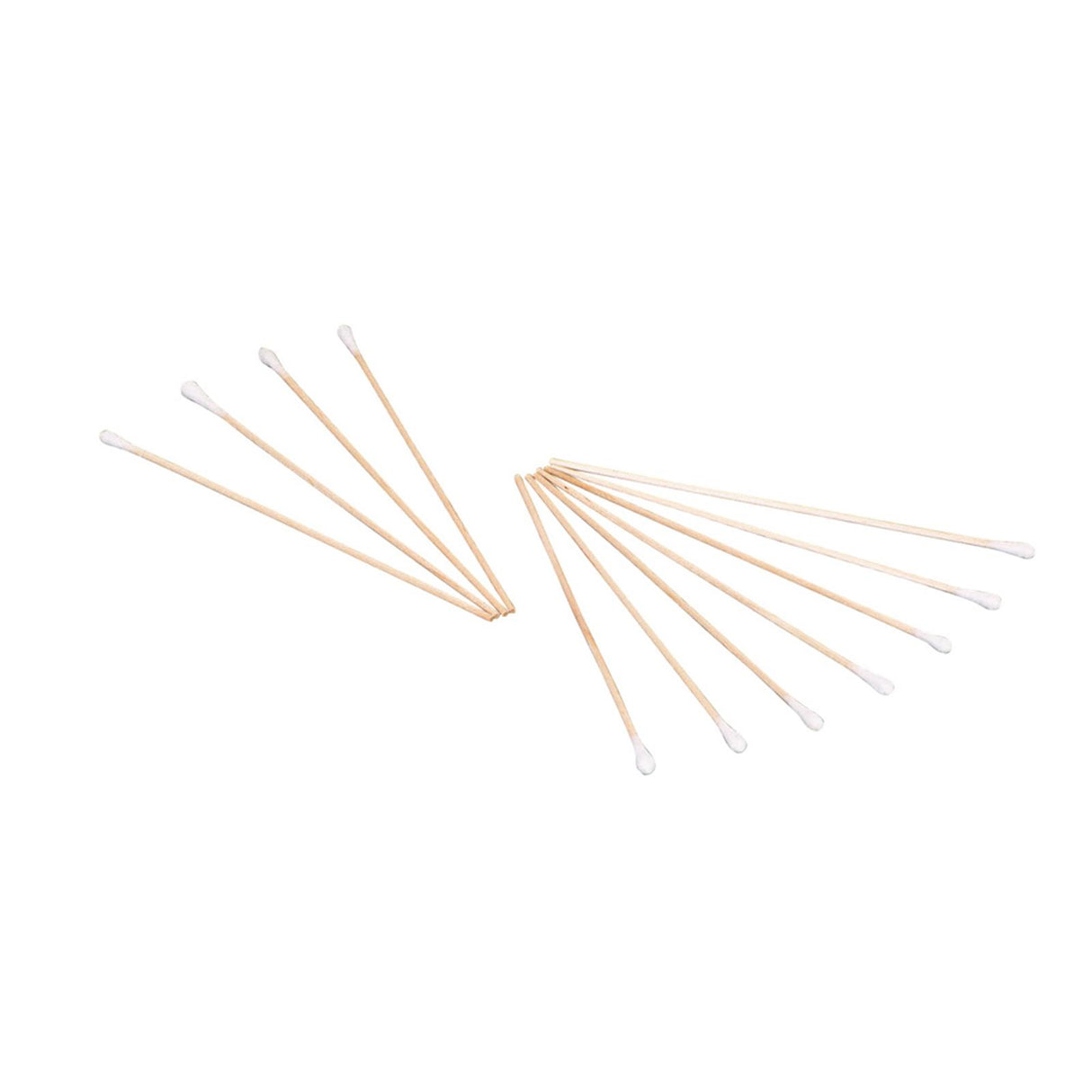 AMPri Wattestäbchen mit Holzstab kleiner Kopf 100 Stück