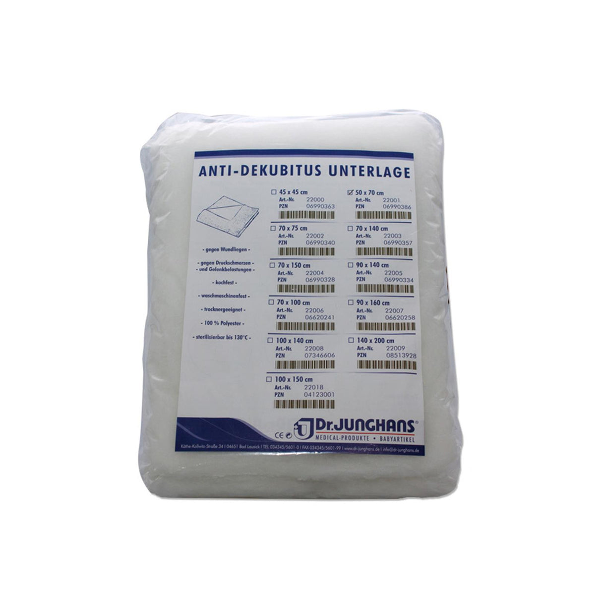 Dr. JUNGHANS Anti Dekubitus Fell Unterlage