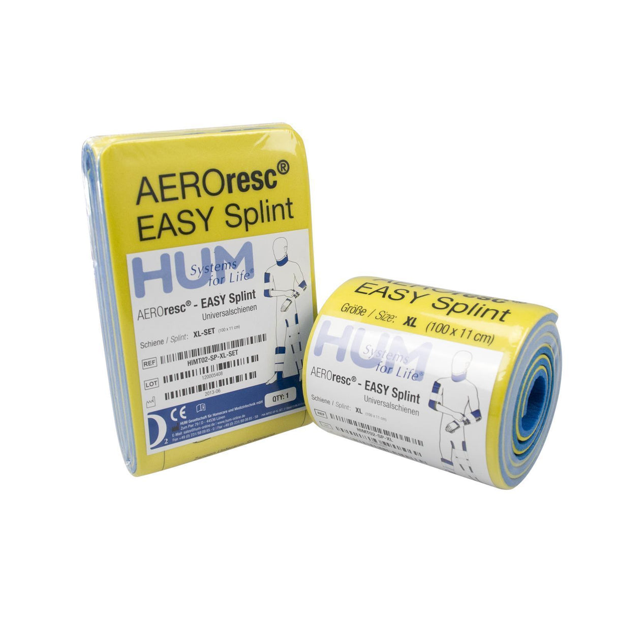 HUM Aeroresc Easy Splints Splint Schiene Immobilisation Gr. XS