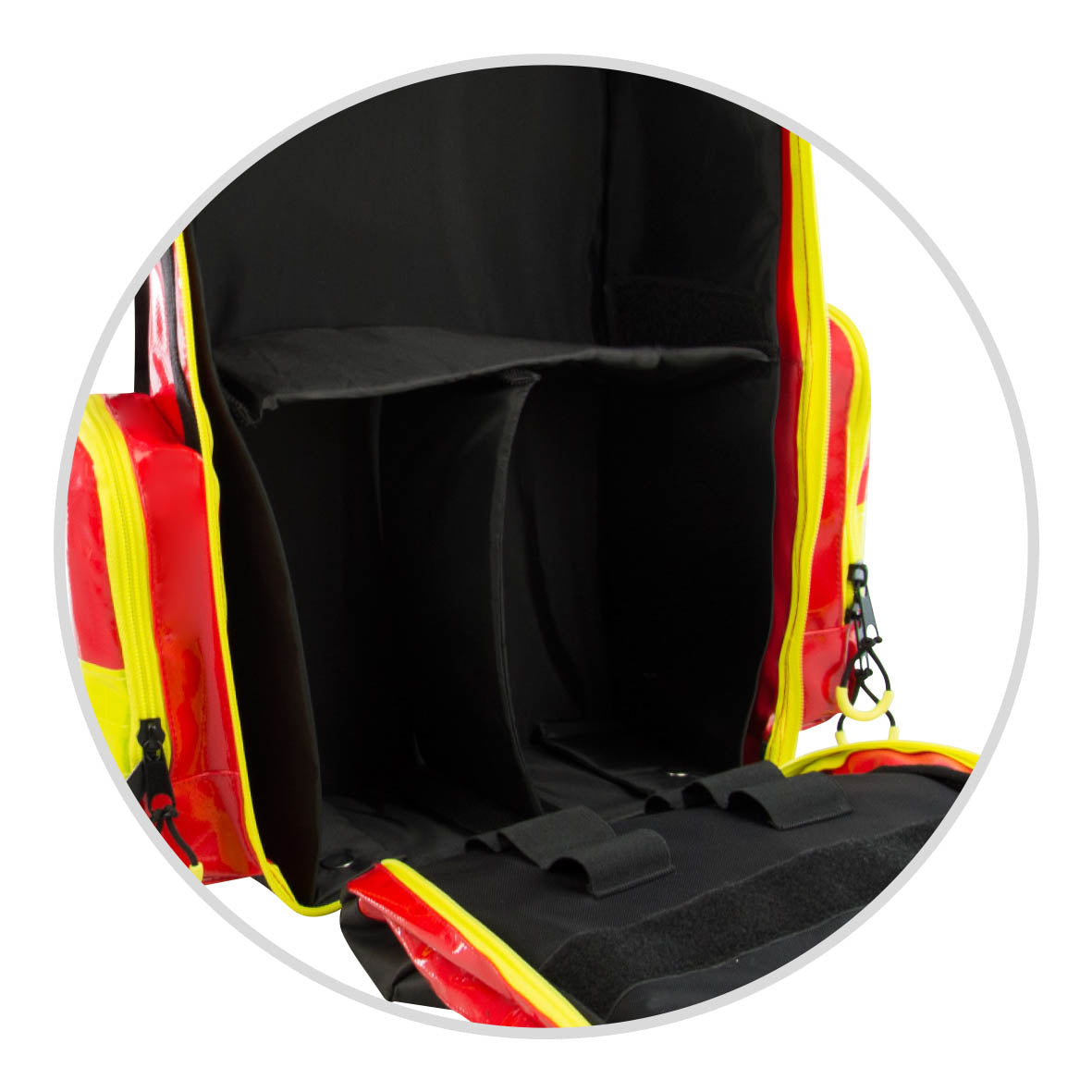 HUM AEROcase® Notfallrucksack L rot leer Sani First Responder Feuerwehr