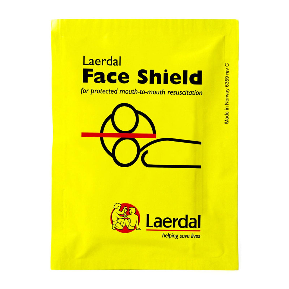 Laerdal Face Shield Notfallbeatmungstuch mit Filter