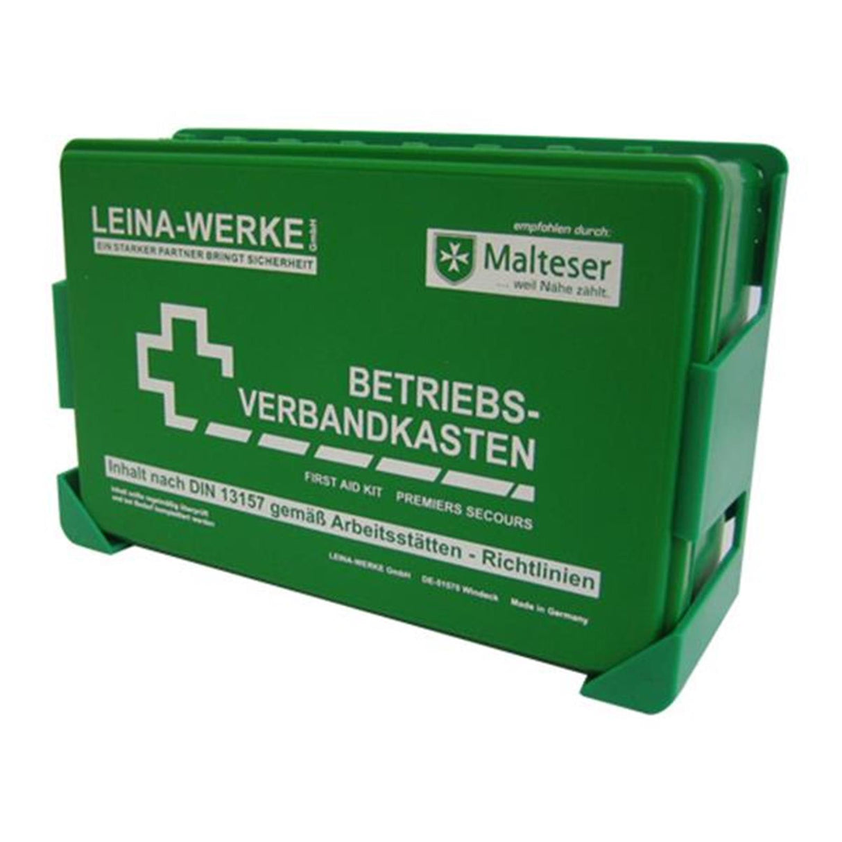 LEINA Betriebsverbandkasten DIN 13157 C mit Wandhalterung