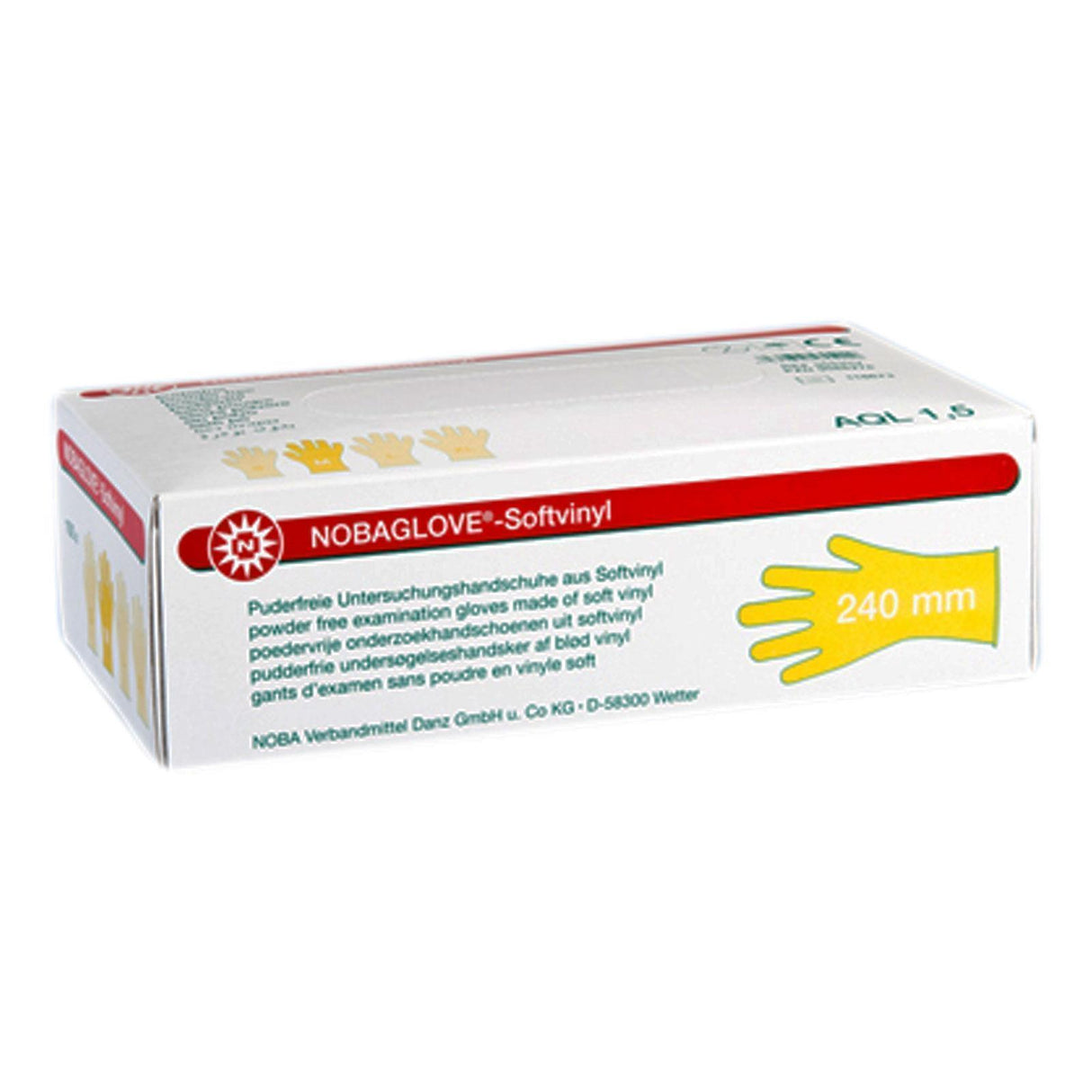 NOBA Nobaglove Softvinyl puderfrei weiß 100 Stück