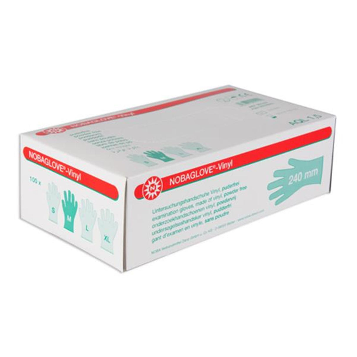 NOBA Nobaglove Vinyl Einmalhandschuhe puderfrei 100 Stück