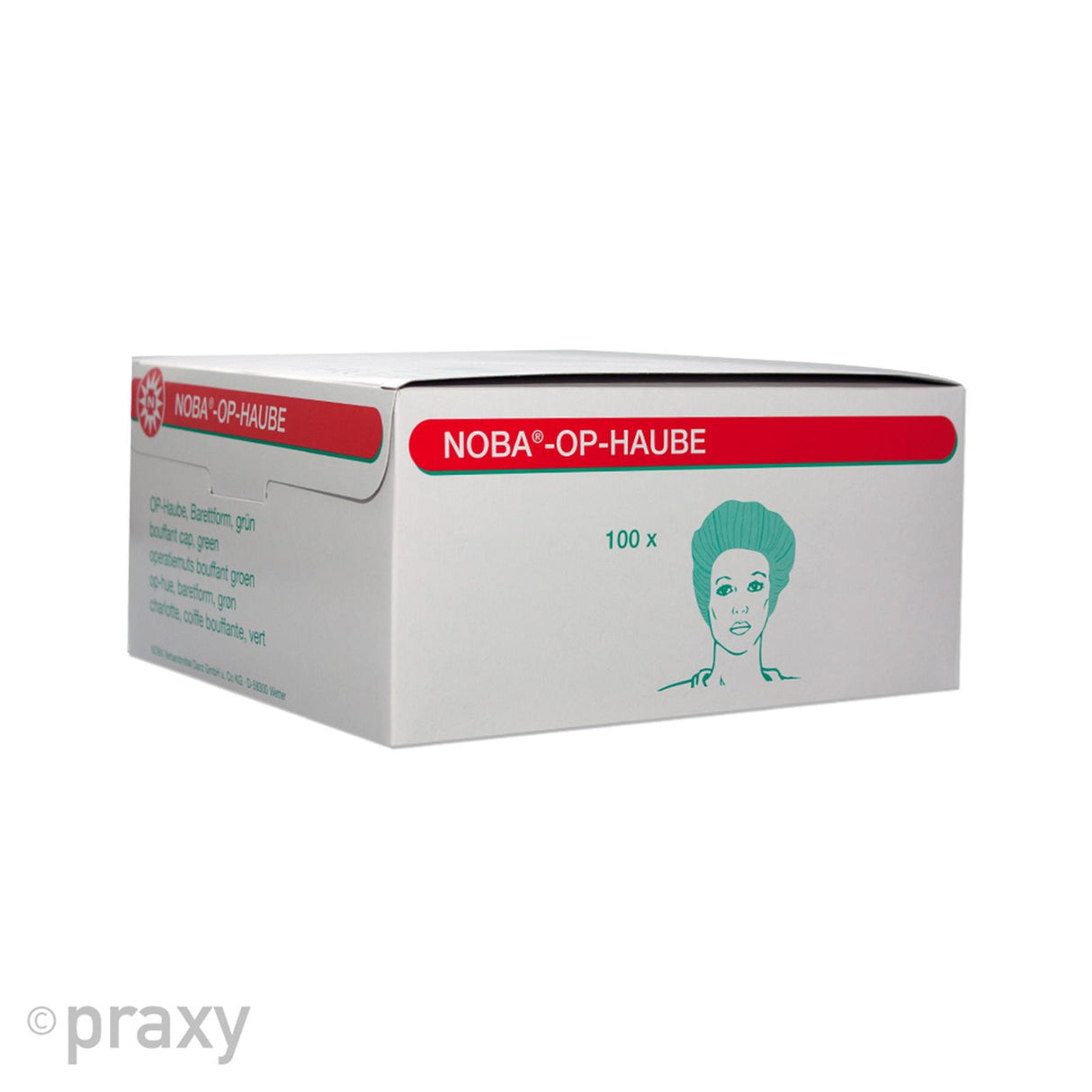 NOBA OP-Hauben Barettform 100 Stück