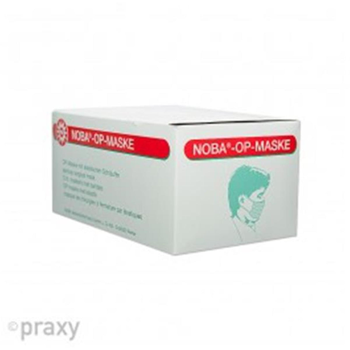 NOBA Op-Maske Mundschutz mit elastischen Schlaufen 50 Stück