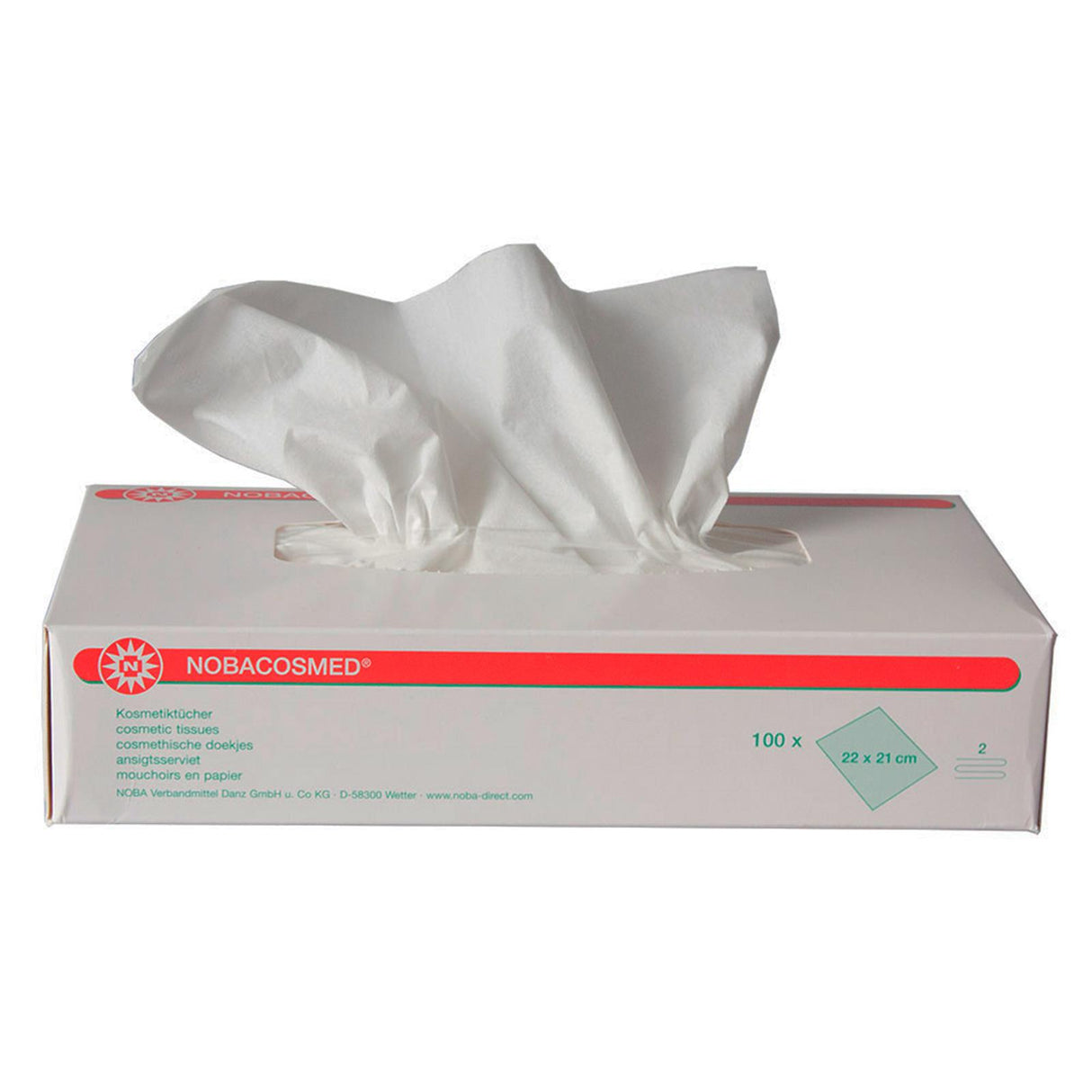 NOBA Nobacosmed Kosmetiktücher 21 x 22 cm 100 Stück