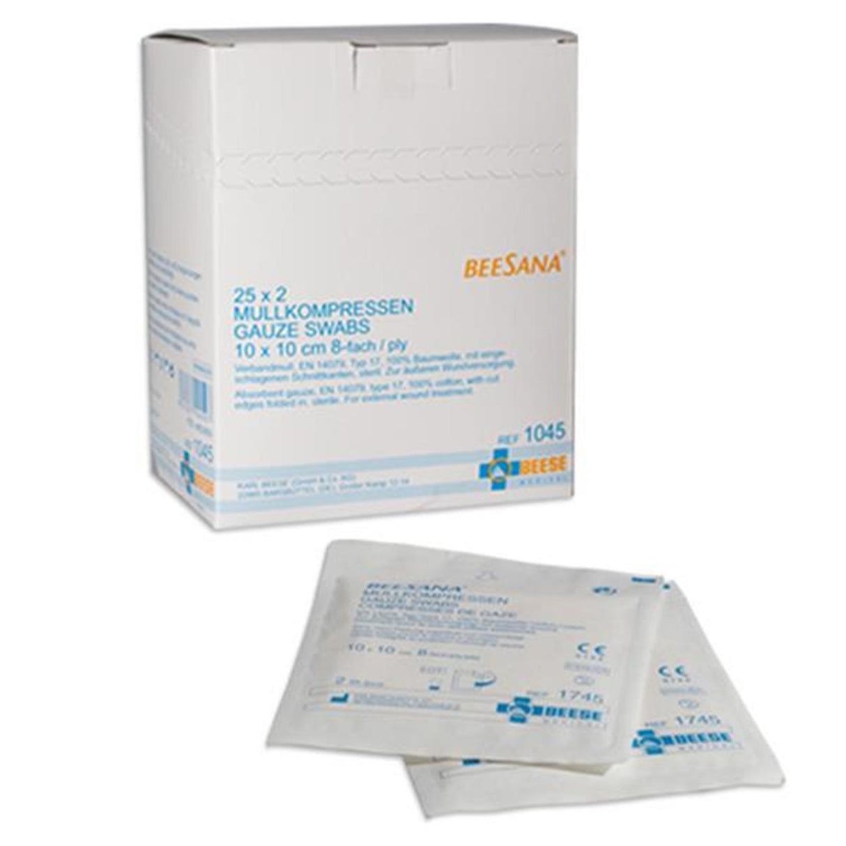 Beese Medical sterile Mullkompressen 12- lagig 25 x 2 Stück