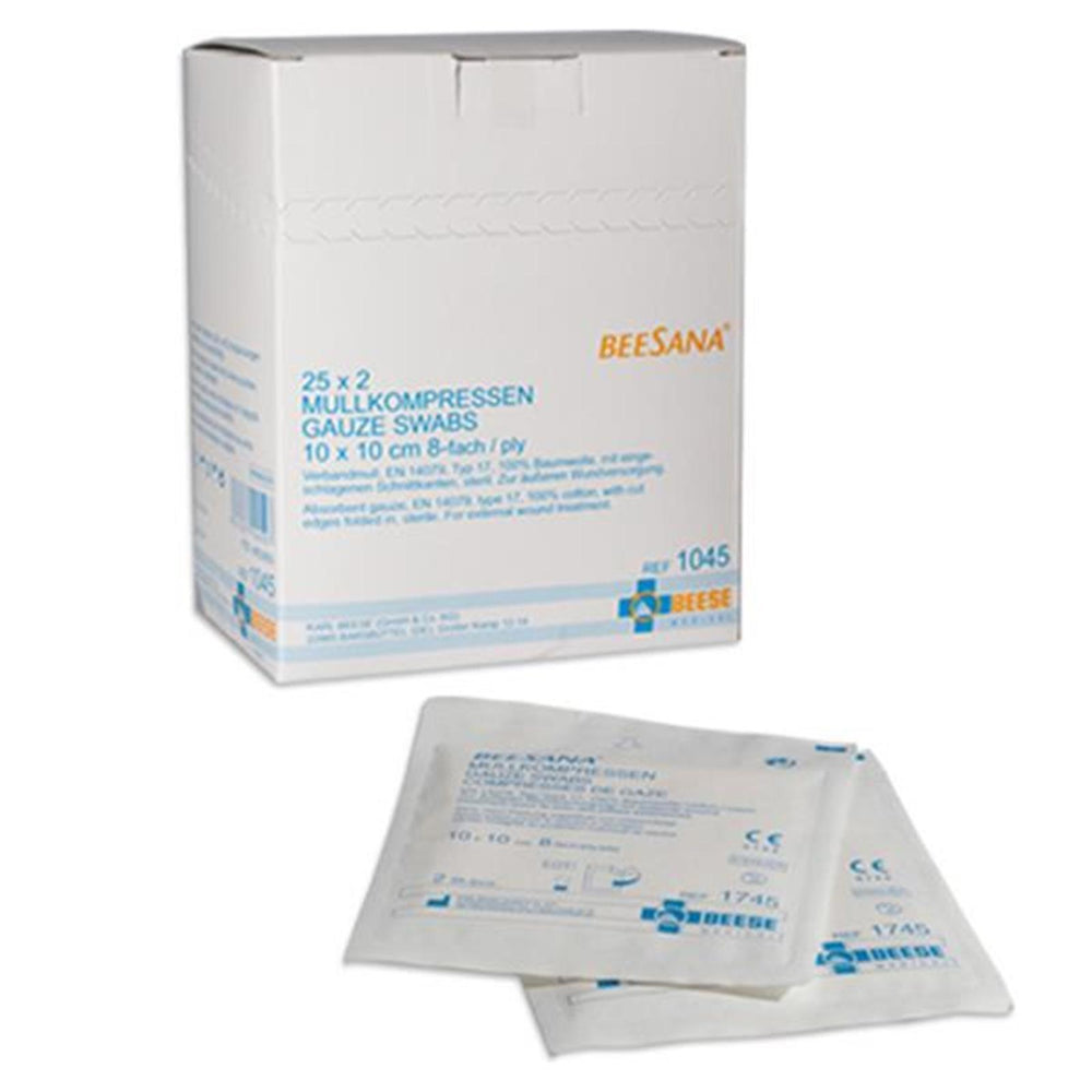 Beese Medical sterile Mullkompressen 8- lagig 25 x 2 Stück