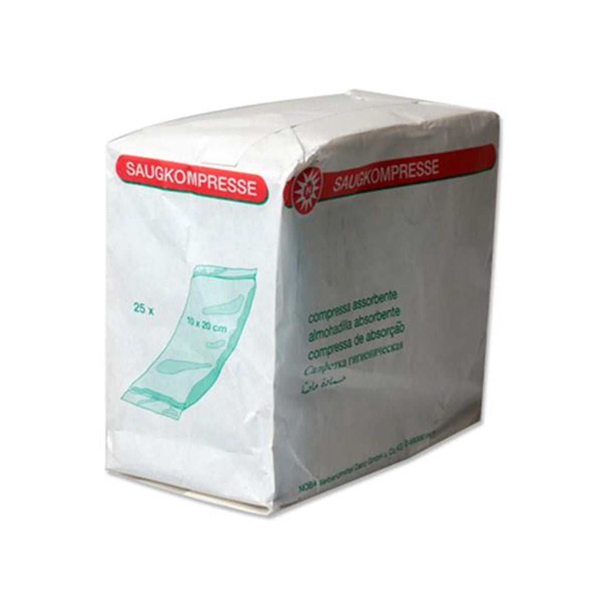 NOBA Saugkompressen unsteril 25 Stück