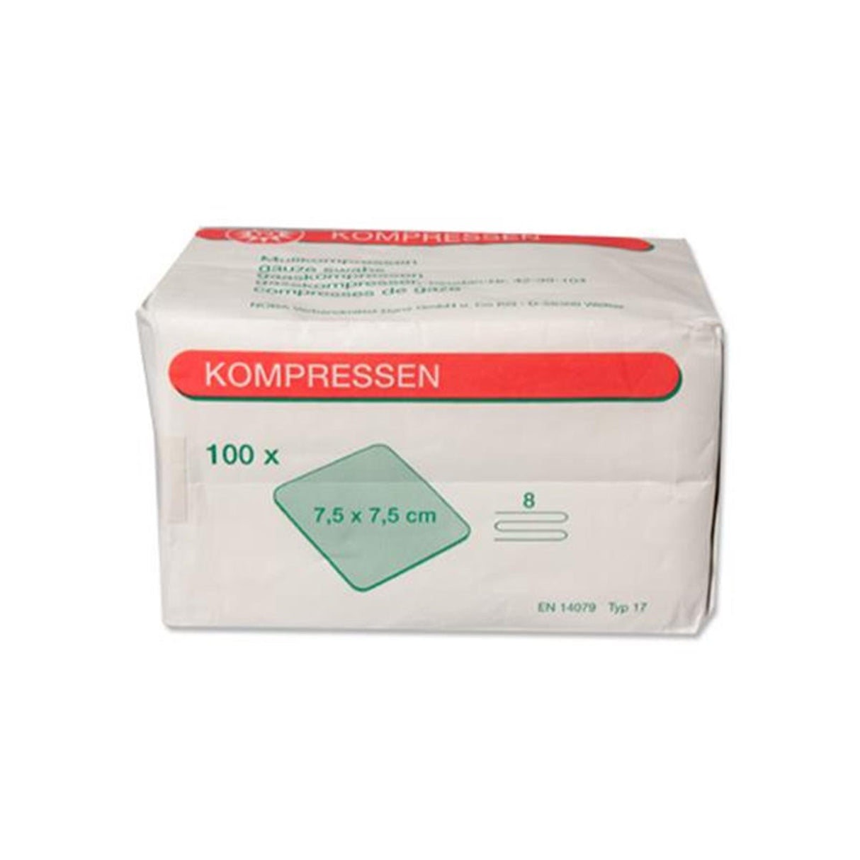 NOBA Mullkompressen unsteril 8- lagig 100 Stück