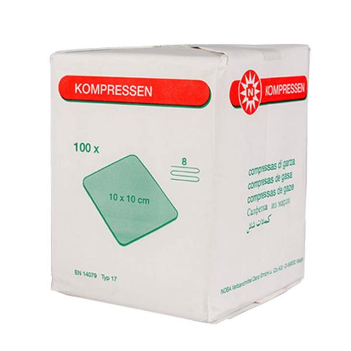 NOBA Mullkompressen unsteril 8- lagig 100 Stück