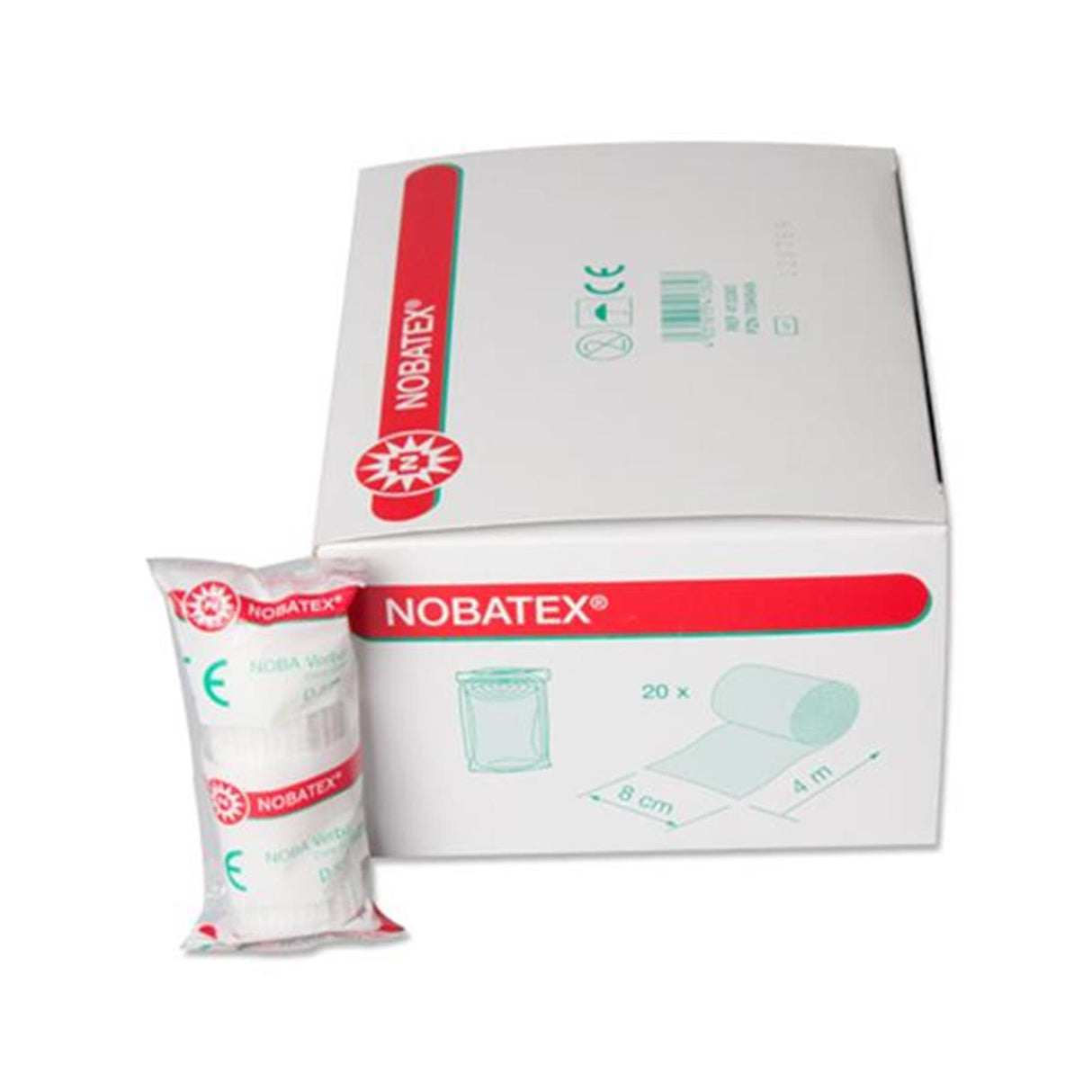 NOBA Nobatex elastische Mullbinden in Folie 20 Stück
