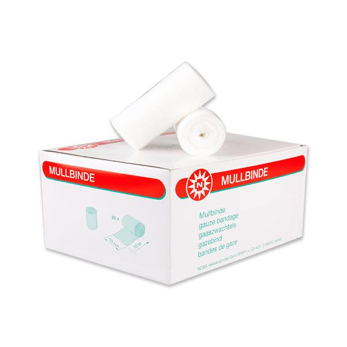 NOBA Mullbinden ohne Folie 20 Stück