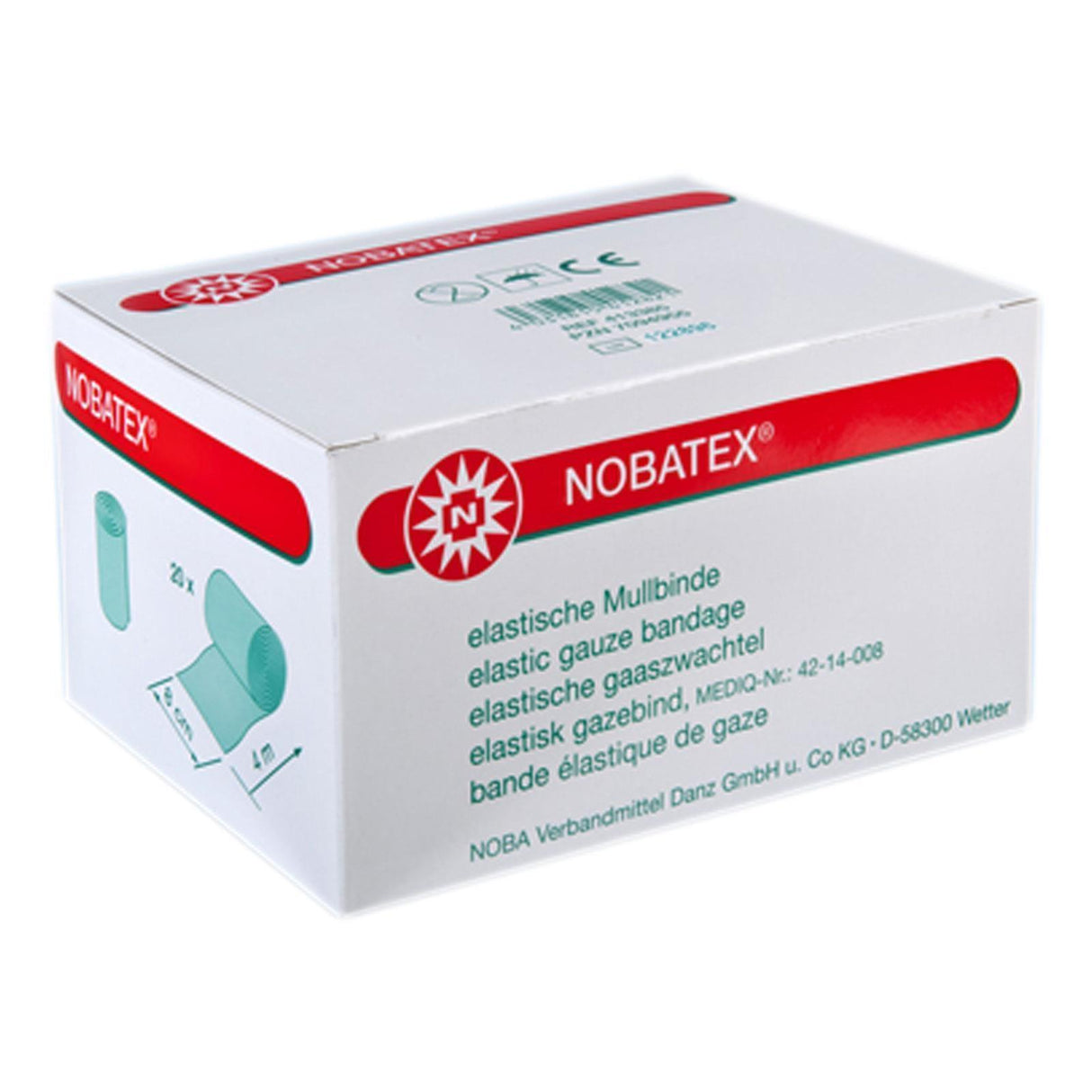 NOBA Nobatex elastische Mullbinden ohne Folie 20 Stück