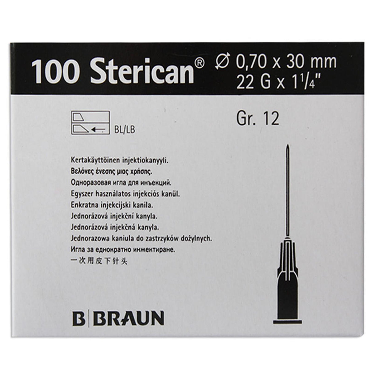 B. Braun Sterican Einmalkanülen 100 Stück