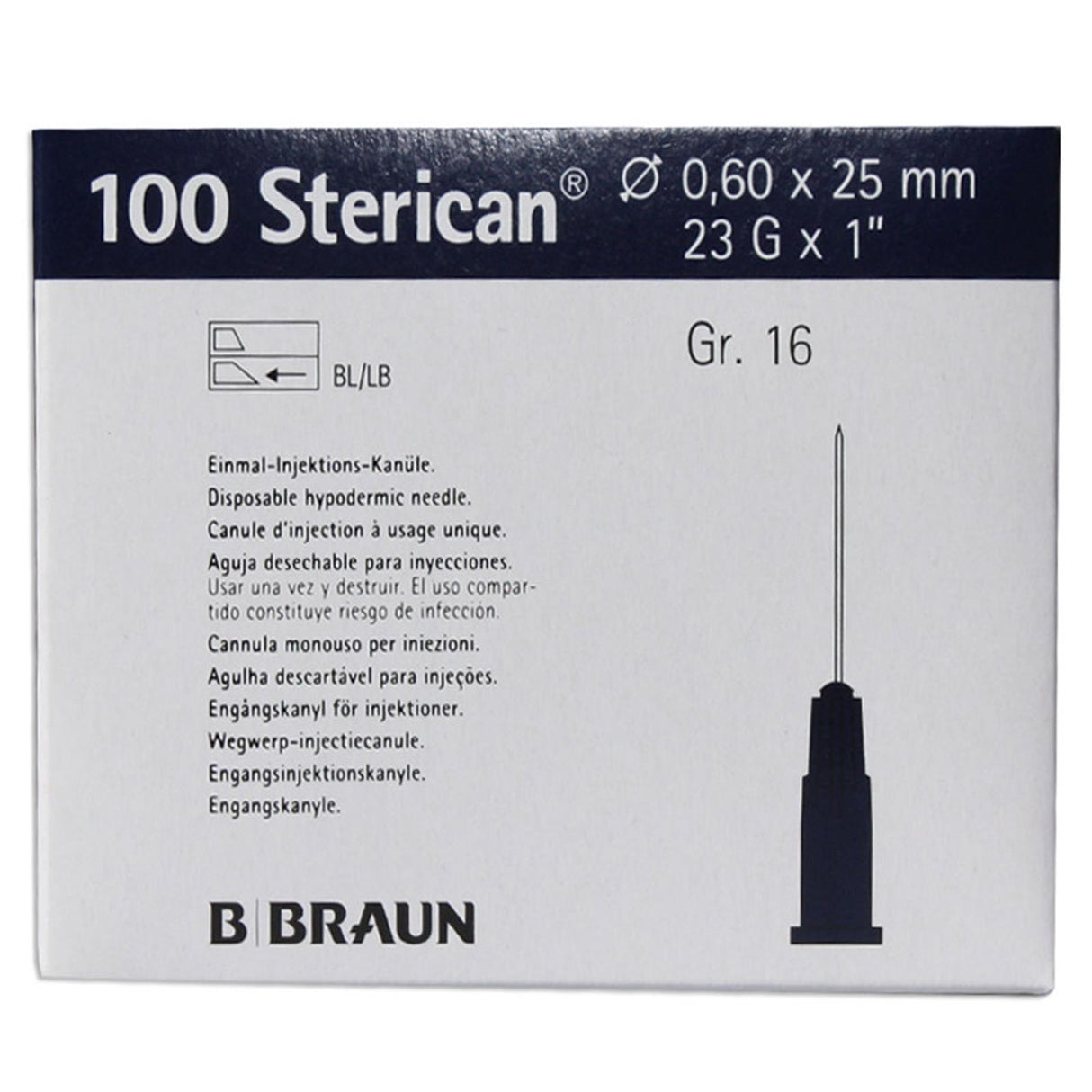 B. Braun Sterican Einmalkanülen 100 Stück