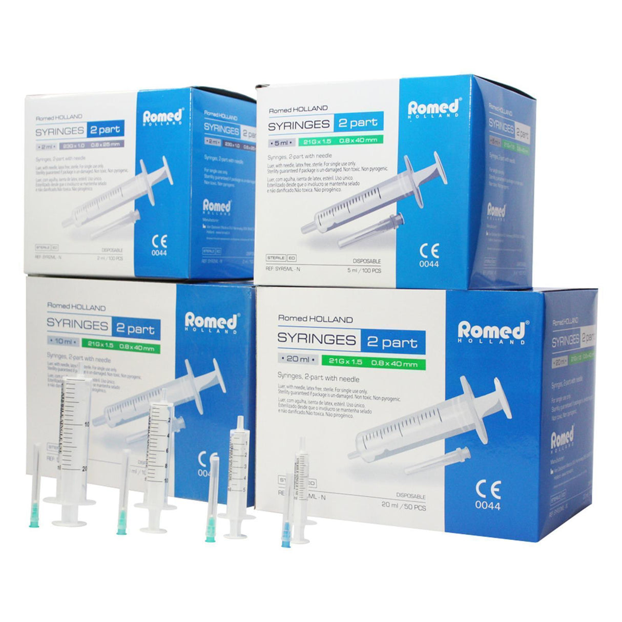 Romed Einmalspritzen + Einwegkanüle
