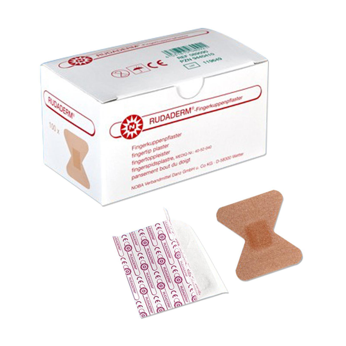 NOBA Rudaderm Fingerkuppenpflaster 100 Stück