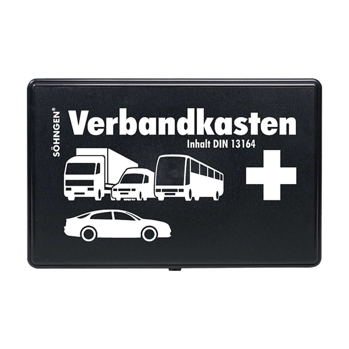 Söhngen KFZ-Verbandkasten, schwarz, Füllung Standard nach DIN 13164