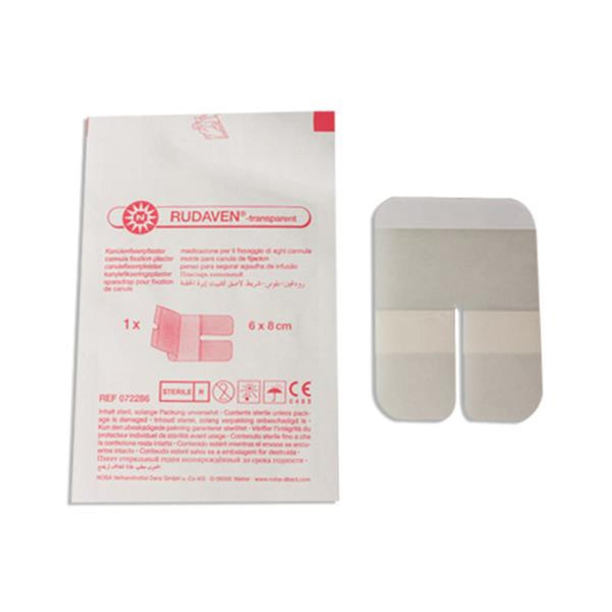 NOBA Rudaven transparent Venenpflaster 50 Stück 6 x 8 cm