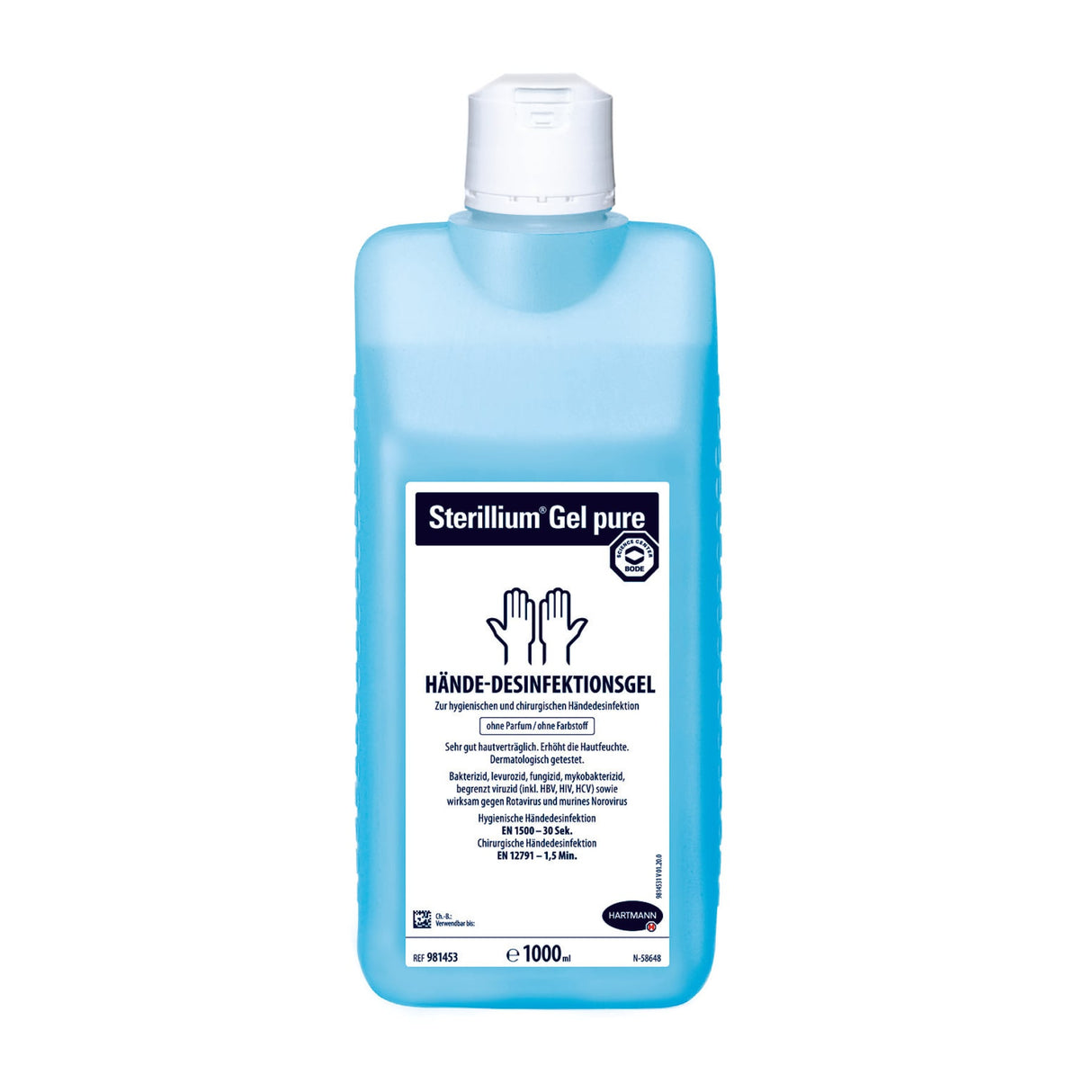 BODE Sterillium Gel pure Händedesinfektion – 1000 ml