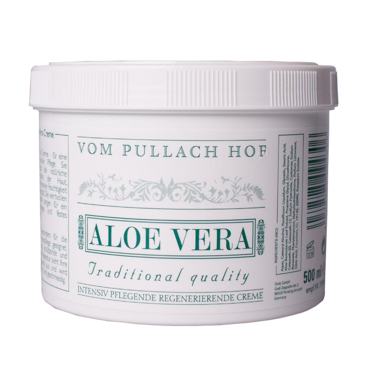 Pullach Hof Aloe Vera Creme 500 ml