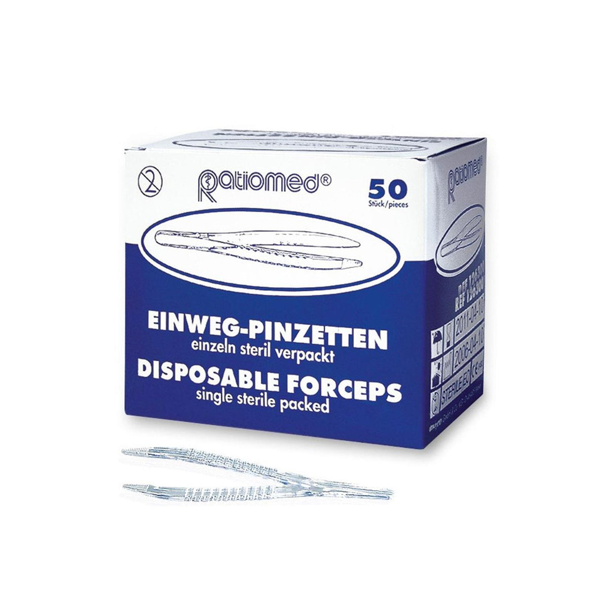 Einweg Pinzetten steril Spenderbox 50 Stück