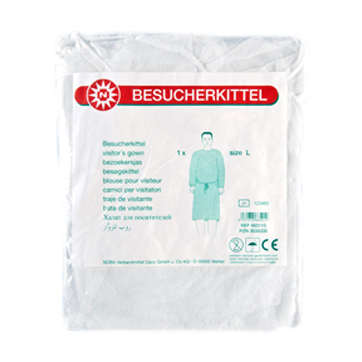 NOBA Besucherkittel weiß 10 Stück