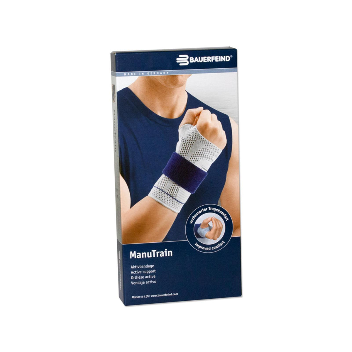 Bauerfeind Manutrain Handgelenkbandage Aktivbandage natur – medizinbedarf.eu