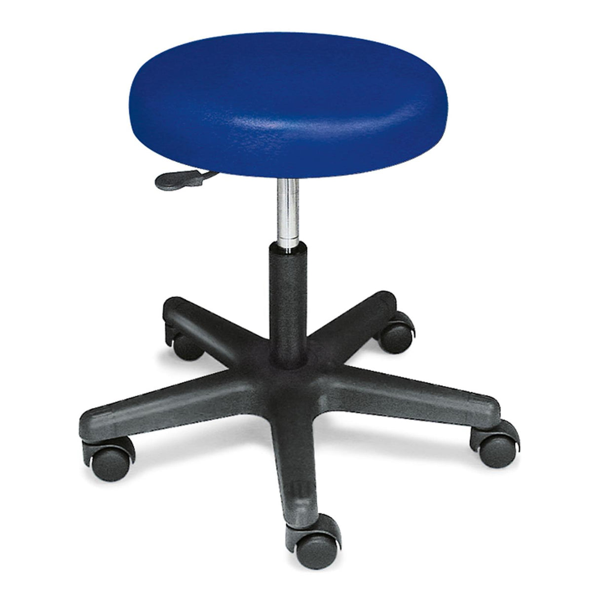 megro Rollhocker Praxishocker mit schwarzem Kunststofffußkreuz 70 mm