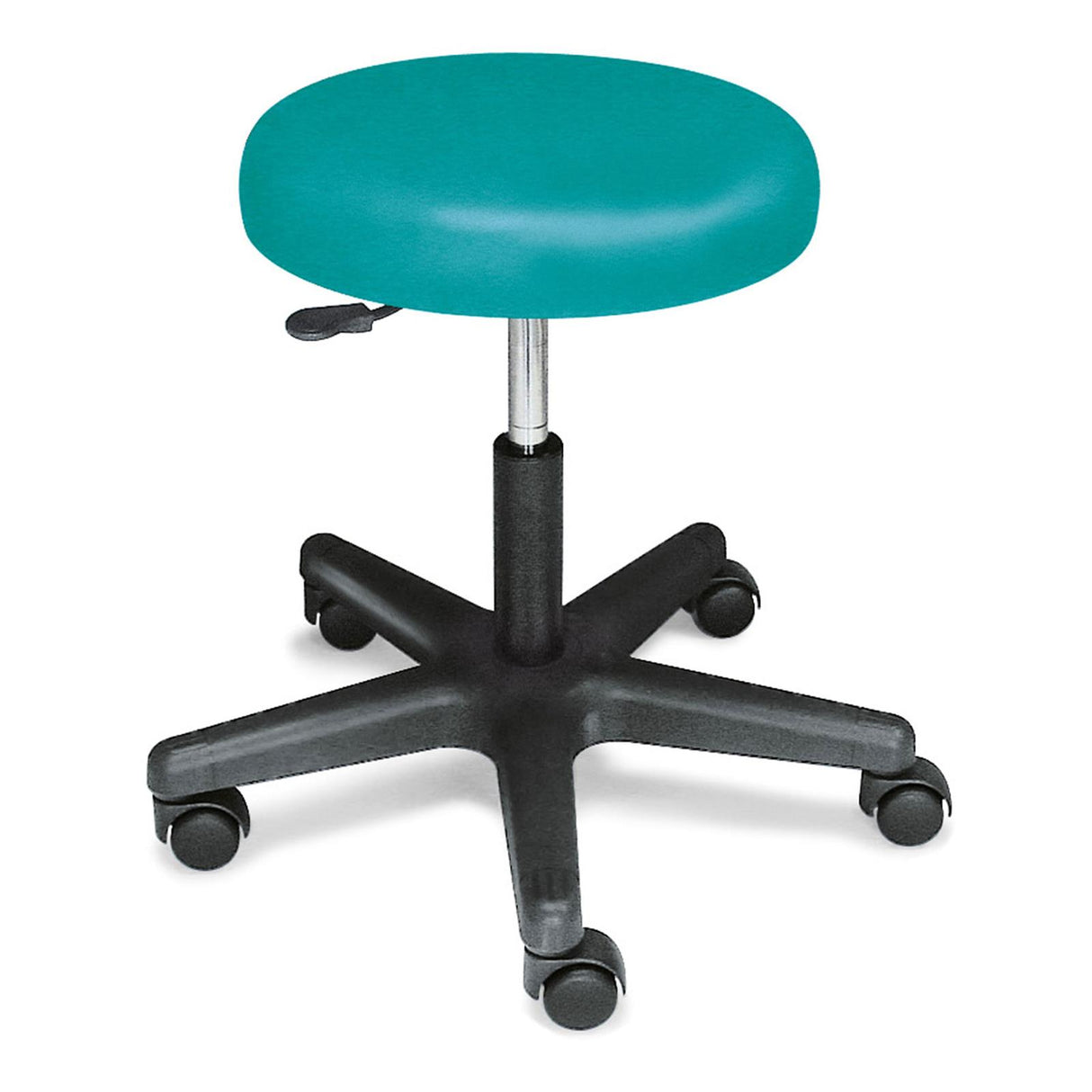 megro Rollhocker Praxishocker mit schwarzem Kunststofffußkreuz 70 mm