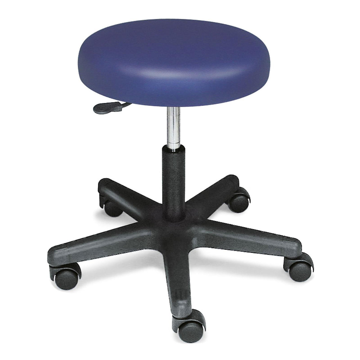 megro Rollhocker Praxishocker mit schwarzem Kunststofffußkreuz 70 mm