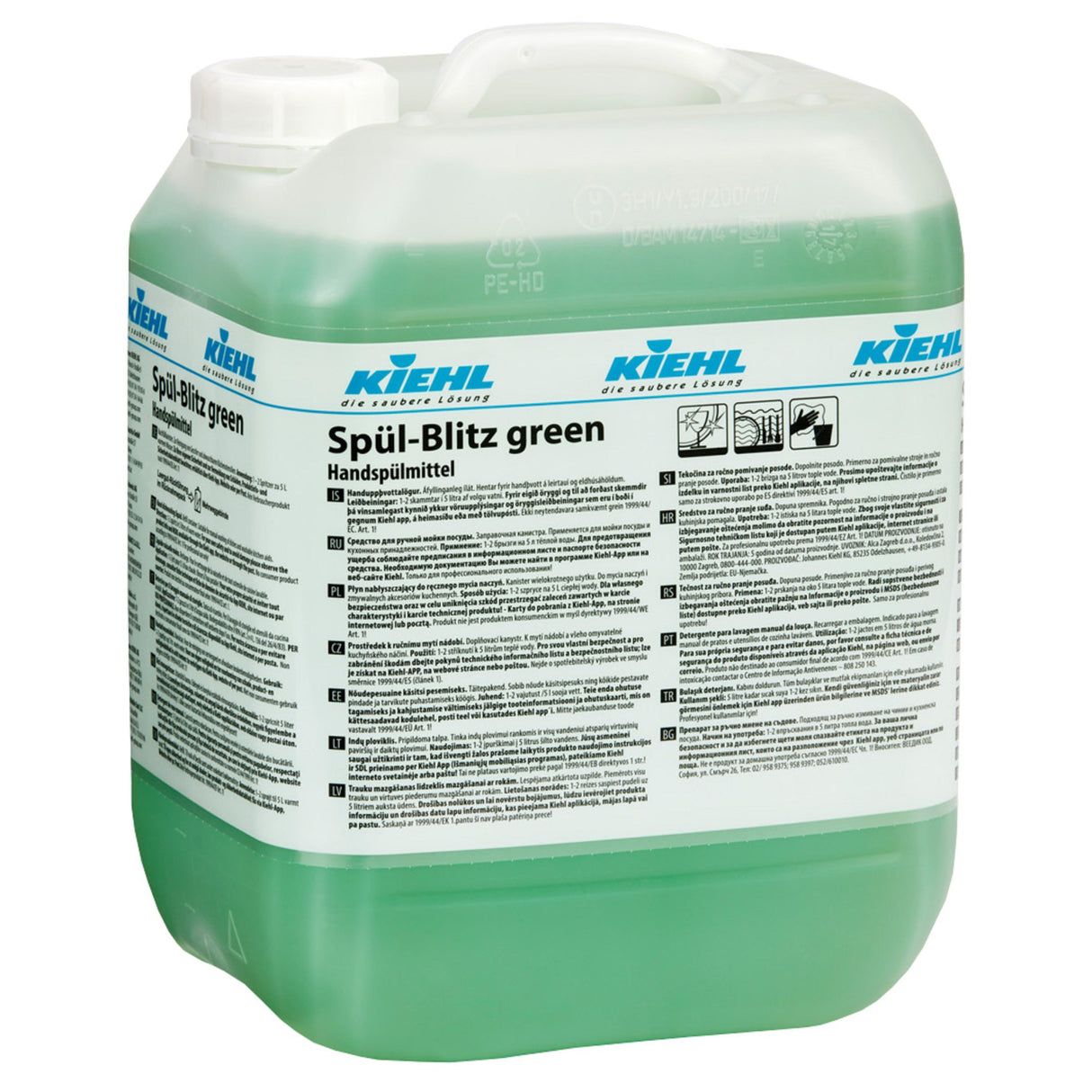 Kiehl Spül-Blitz green Handspülmittel – 10 Liter Kanister