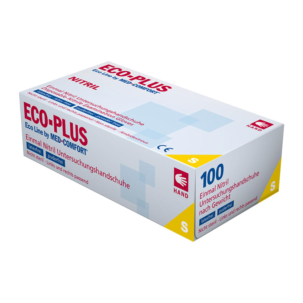 AMPri ECO-PLUS Latex Untersuchungshandschuhe puderfrei 100 Stück