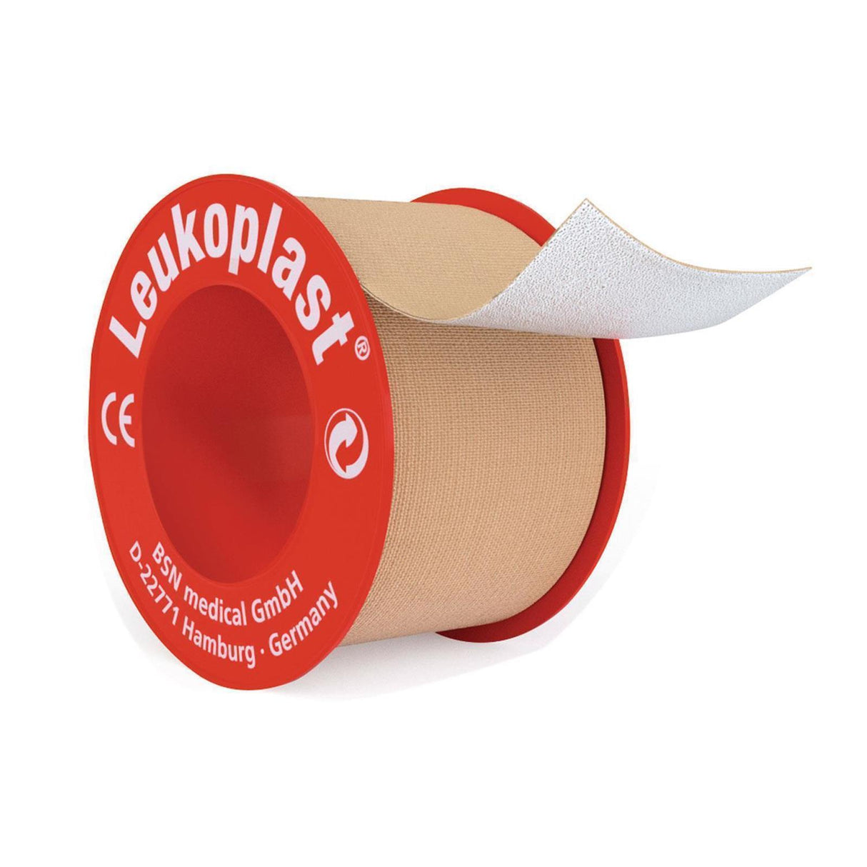 BSN Leukoplast ohne Schutzring hautfarben 1 Rollen 5 m x 1,25 cm