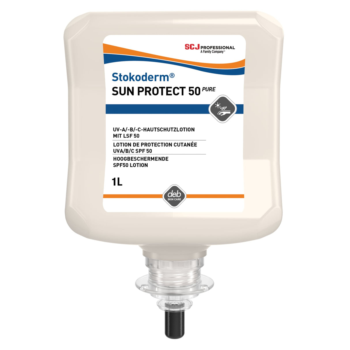 Stokoderm SUN PROTECT 50 PURE UV-Hautschutzlotion, wasserfest und parfümfrei – Ansicht 2
