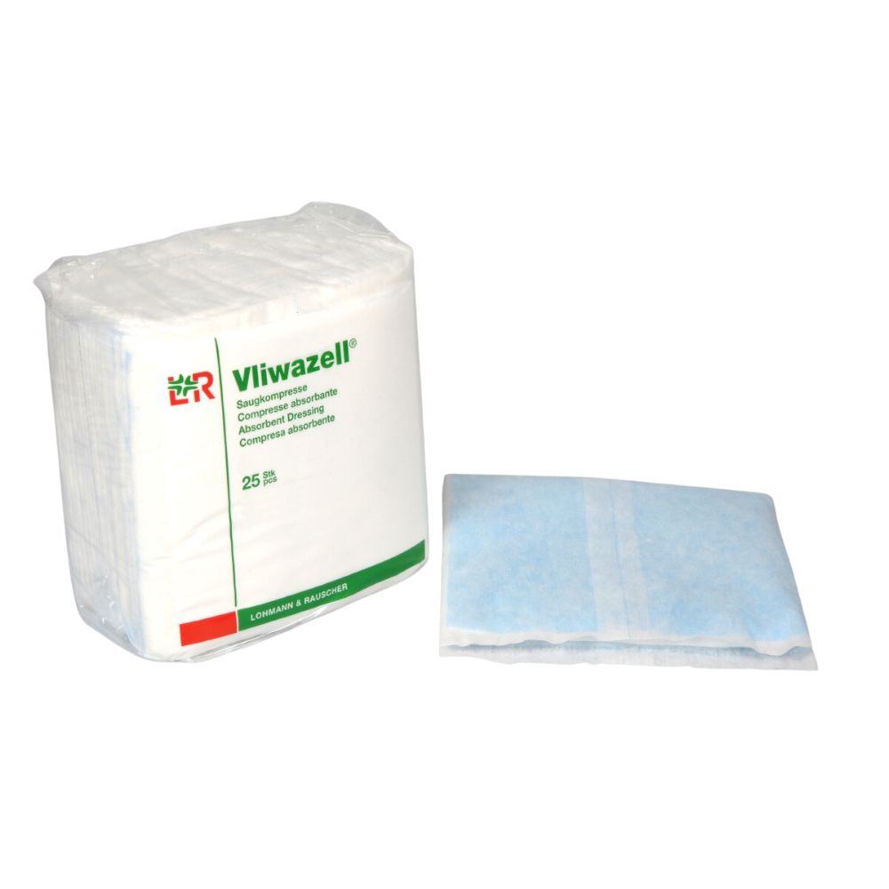 Lohmann & Rauscher Vliwazell Saugkompresse 25 Stück
