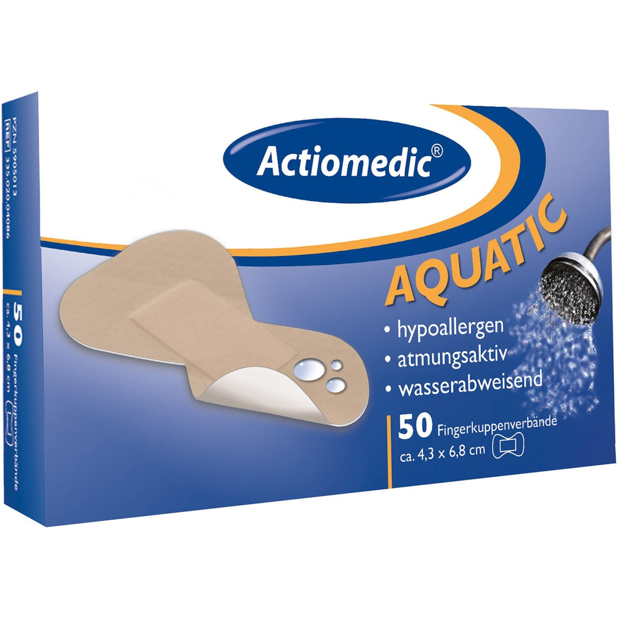 Actiomedic AQUATIC Fingerkuppenverband wasserabweisend und hypoallergen