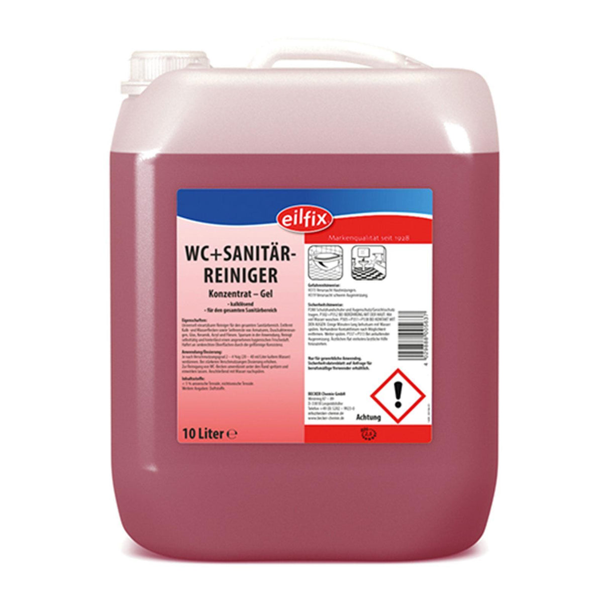 Becker Eilfix® WC- und Sanitärreiniger Gel rot