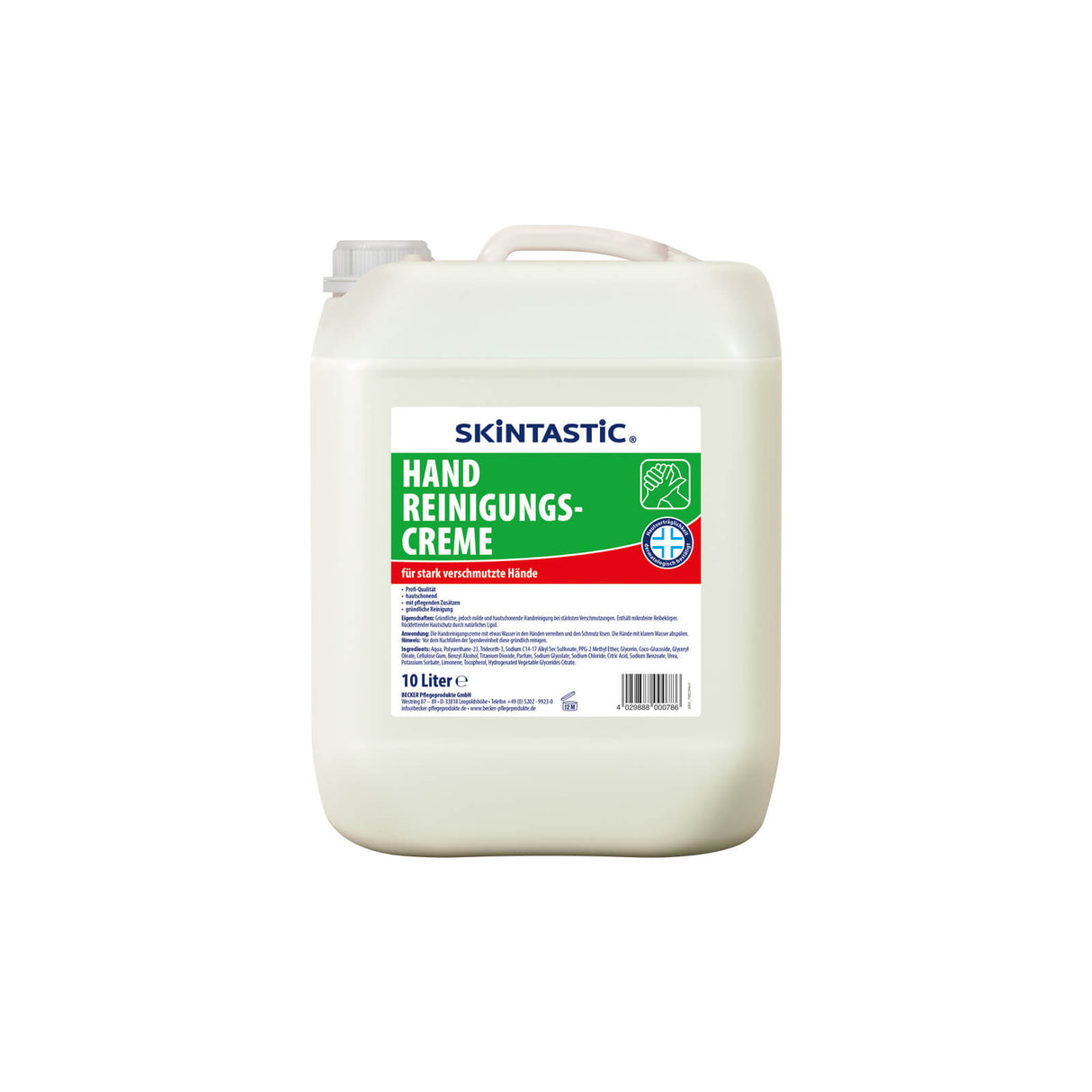 Becker Eilfix® Handreinigungscreme mit natürlichen Reibemittel Skintastic