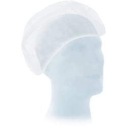 Meditrade Suavel® Astrid XL Baretthauben, Größe 60 cm – aus Polypropylen-Vlies, mit Gummizug