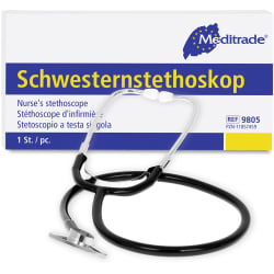 Meditrade Stethoskop zur Auskultation – Latexfreies Flachkopfstethoskop