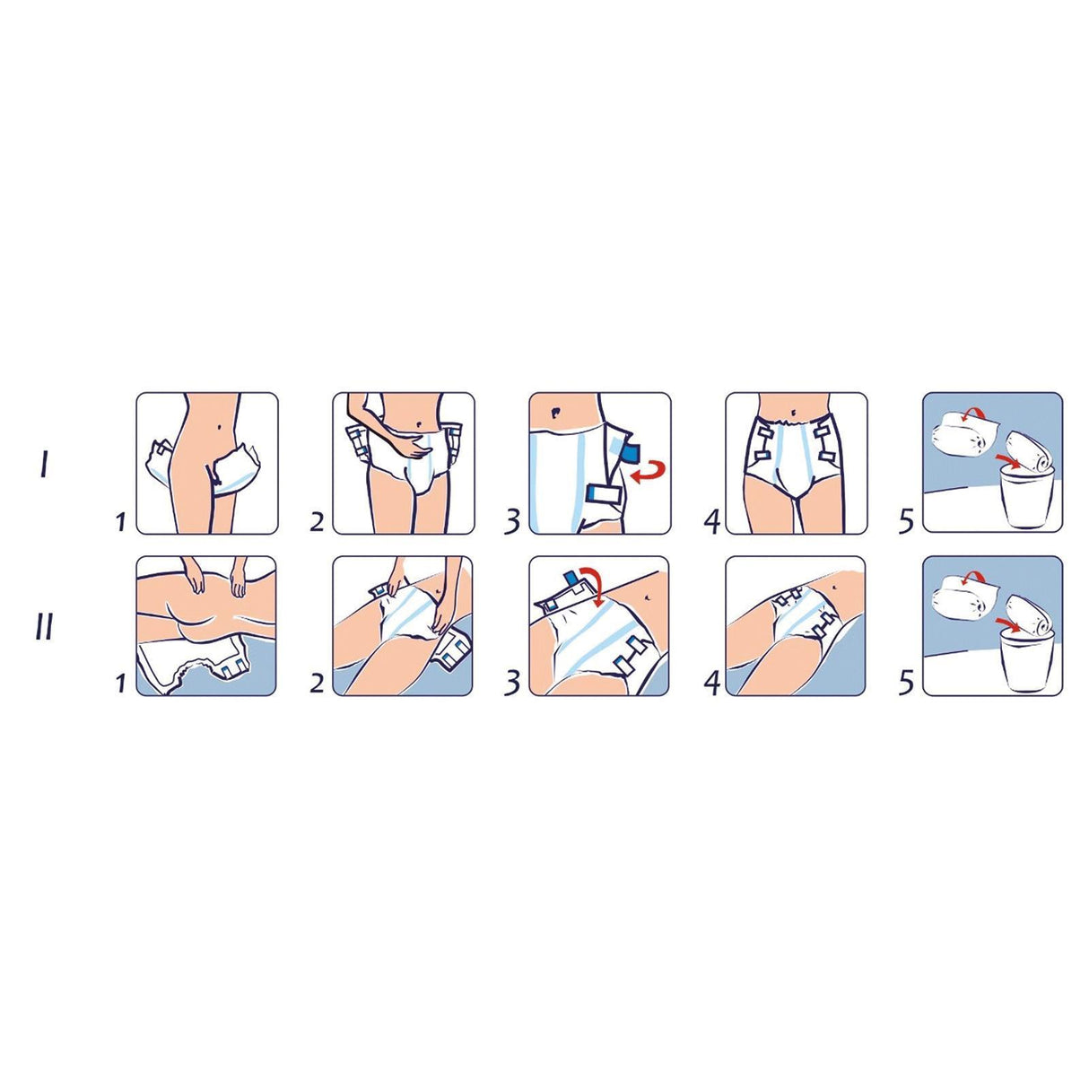 TZMO Seni Classic Windel für Erwachsene 30 Stück